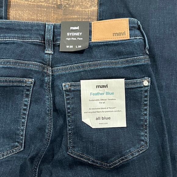 Mavi Sydney High Rise Flare Jeans - Picture 7 of 8